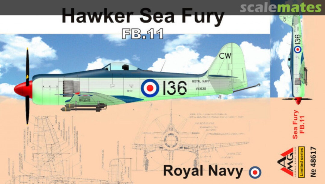 Boxart Hawker Sea Fury FB.11 48617 AMG