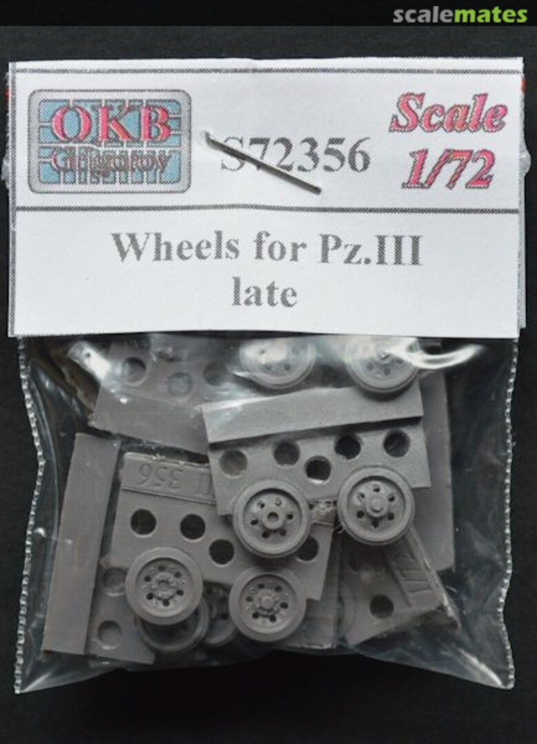 Boxart Wheels for Pz. III late S72356 OKB Grigorov