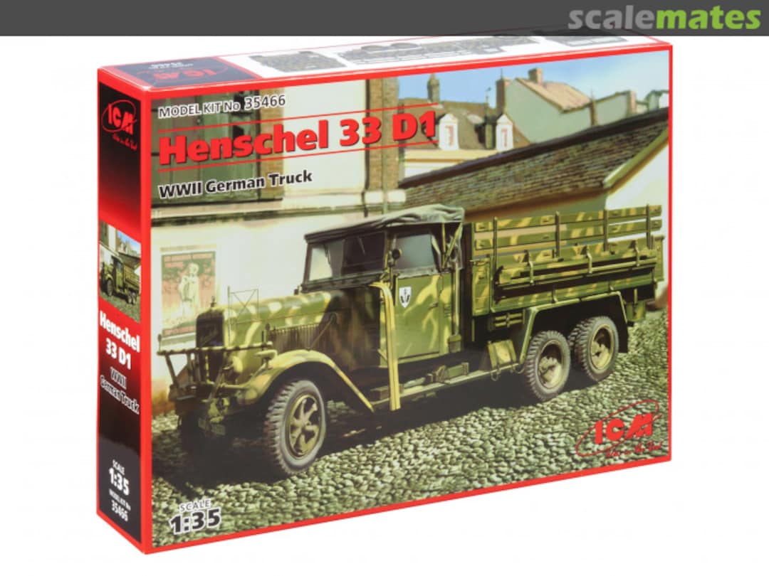 Boxart Henschel 33 D1 35466 ICM