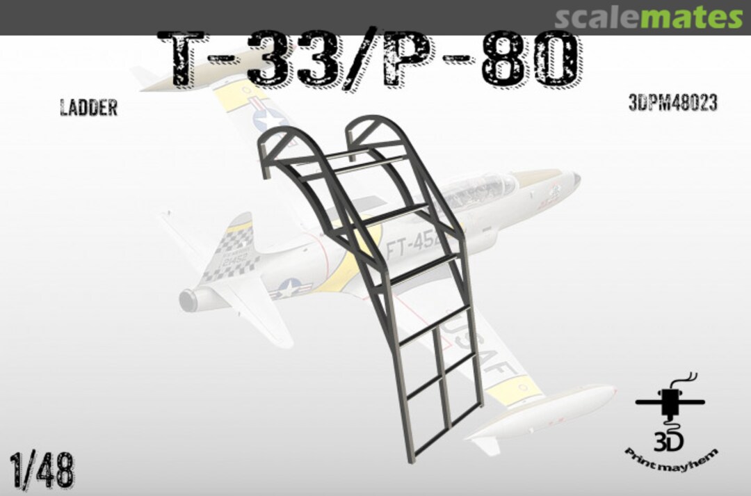 Boxart T-33 / P-80 Boarding Ladder 3DPM48023 3D Print Mayhem