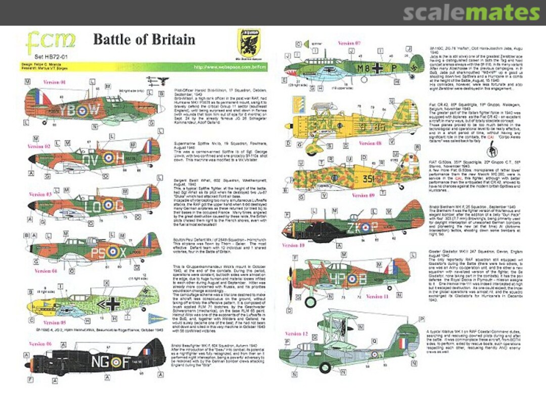 Boxart Battle of Britain HB72-01 FCM