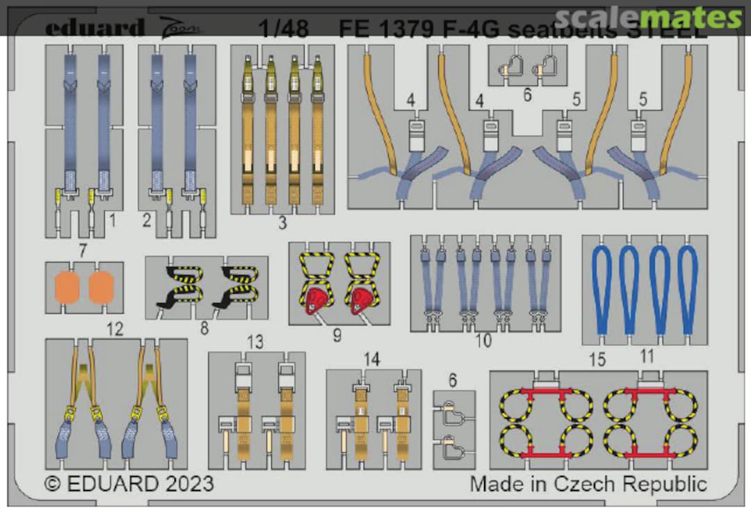 Boxart F-4G Seatbelts FE1379 Eduard