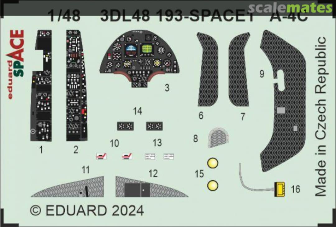 Boxart A-4C SPACE 3DL48193 Eduard