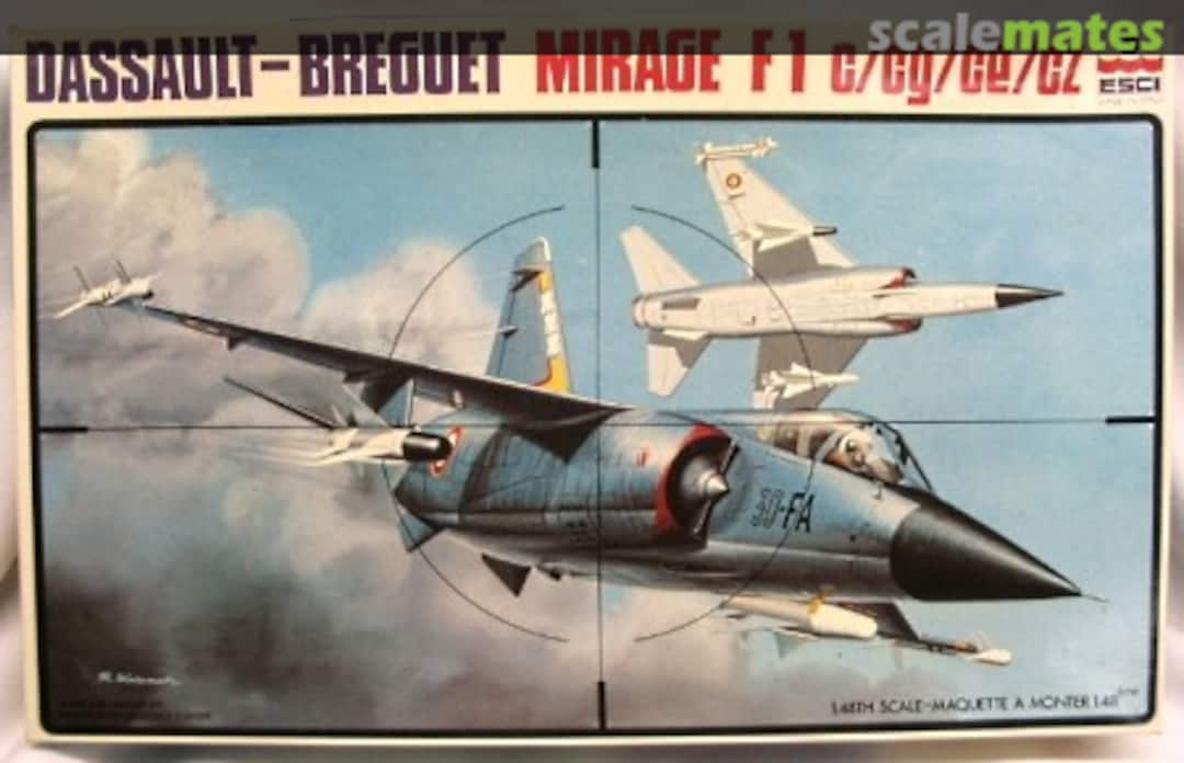 Boxart Dassault-Breguet Mirage F1 c/cg/ce/cz 4006 ESCI