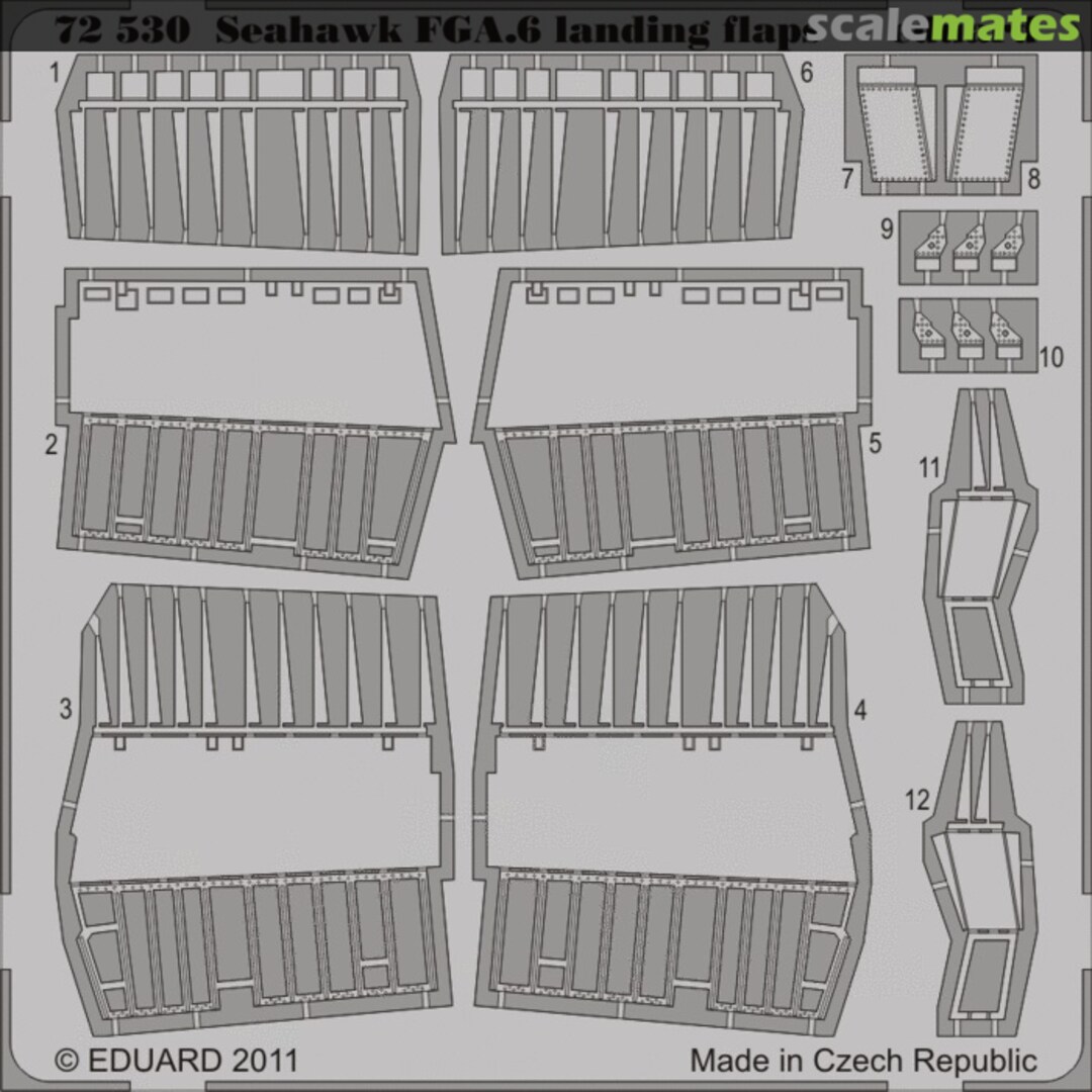 Boxart Seahawk FGA.6 landing flaps 72530 Eduard