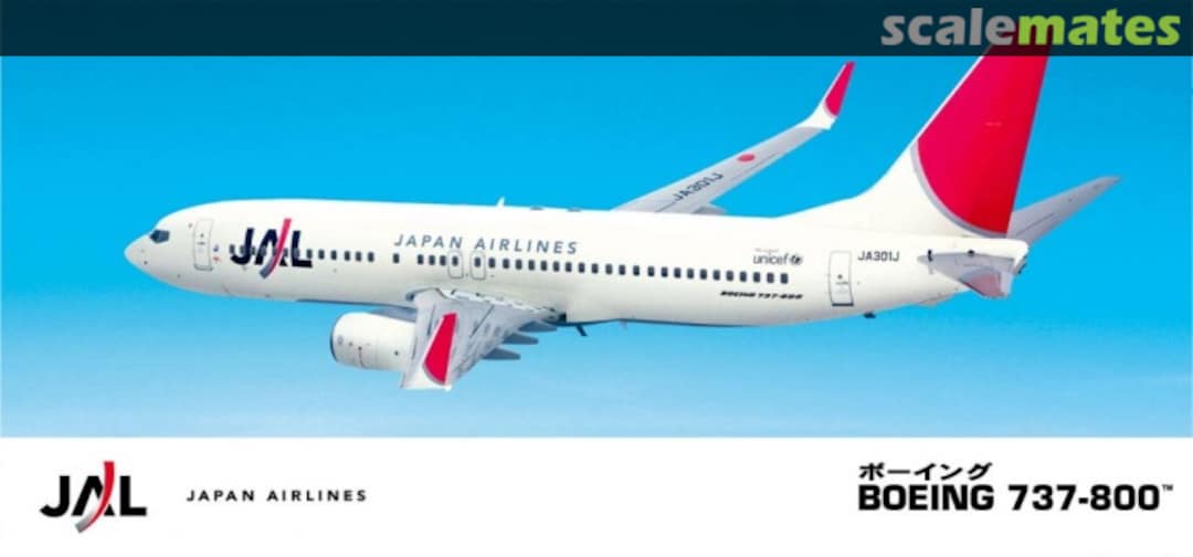 Boxart Boeing 737-800 10736 Hasegawa