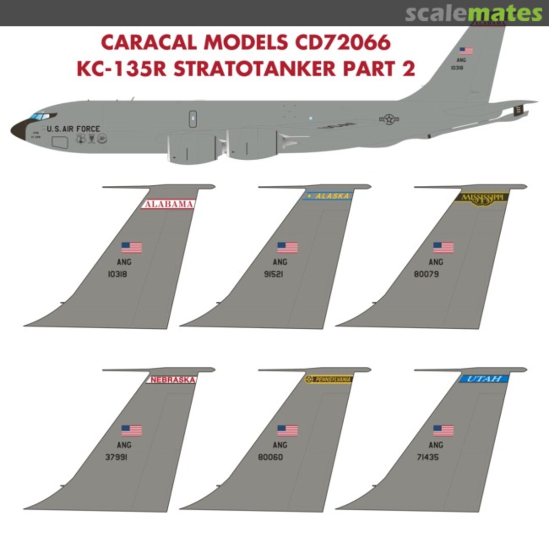 Boxart KC-135R Stratotanker Part 2 CD72066 Caracal Models