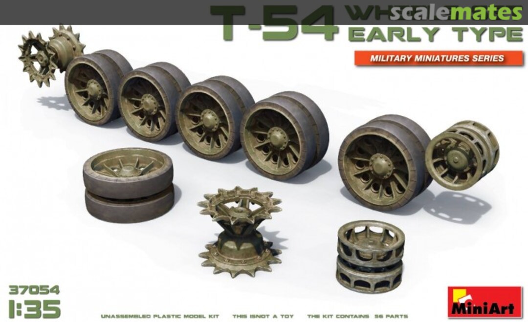 Boxart T-54 Wheel Set Early Type 37054 MiniArt