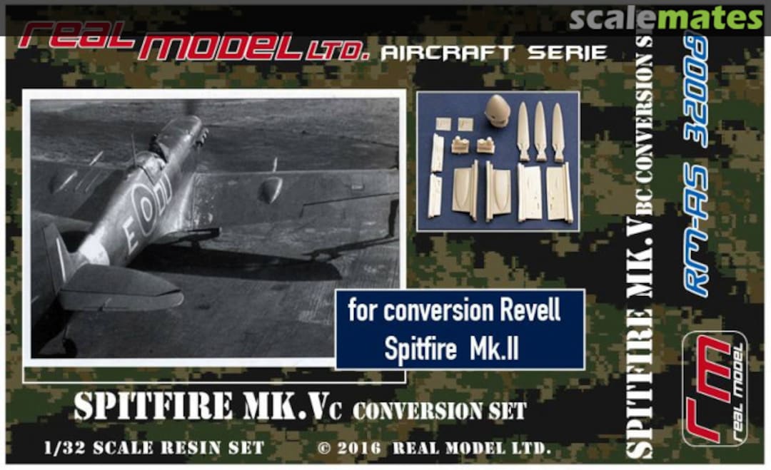 Boxart Spitfire Mk.Vc conversion set RM-AS 32008 Real Model