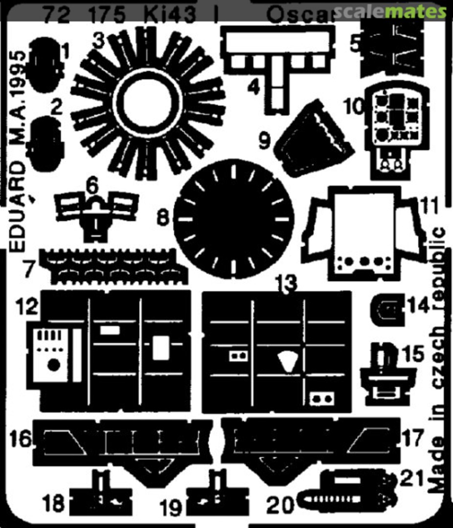 Boxart Ki-43 I Oscar 72175 Eduard