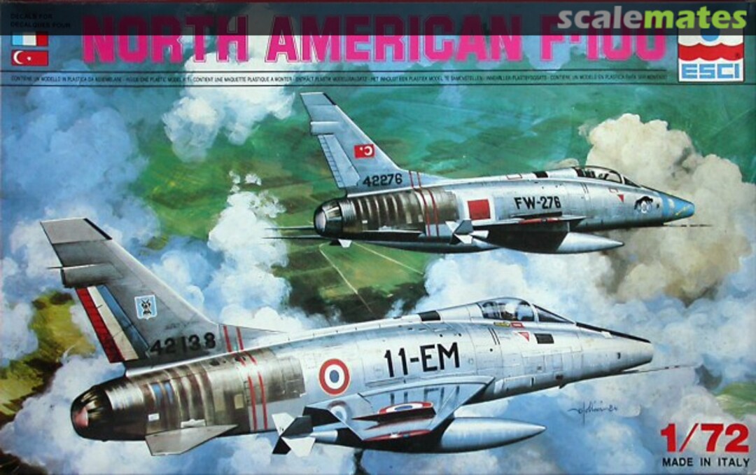 Boxart North American F-100 9042 ESCI