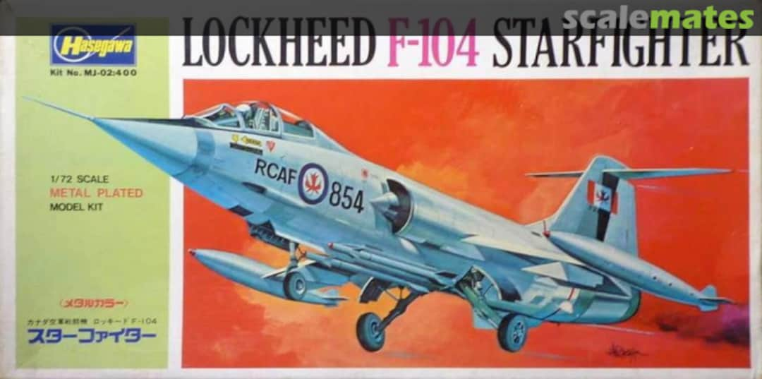 Boxart Lockheed F-104 Starfighter MJ-02 Hasegawa