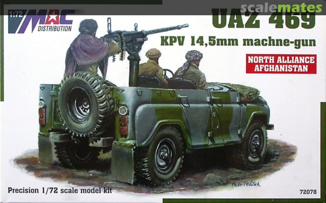 Boxart UAZ 469 KPV 14,5mm machne-gun 72078 MAC Distribution