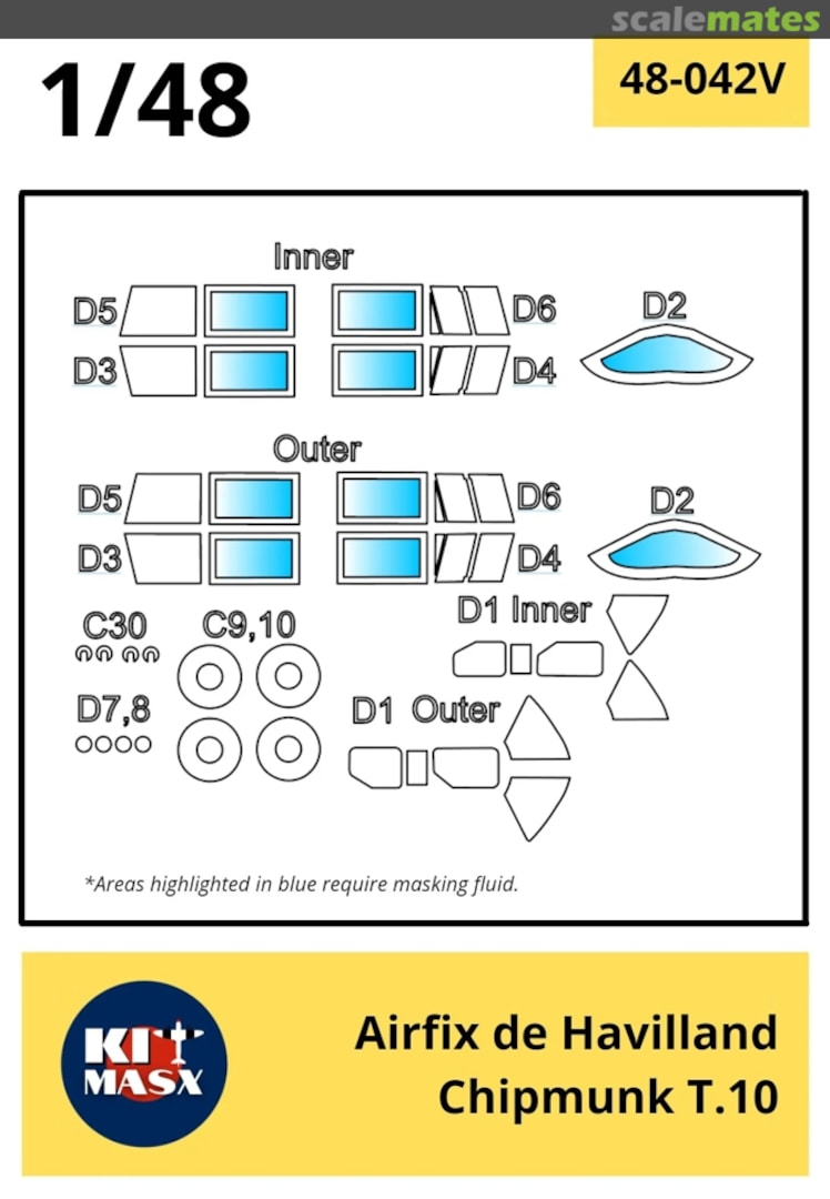 Boxart de Havilland Chipmunk T.10 48-042 Kit Masx