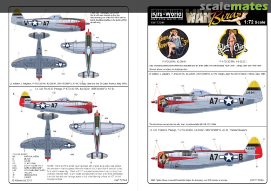 Boxart P-47 Thunderbolt KW172044 Kits-World