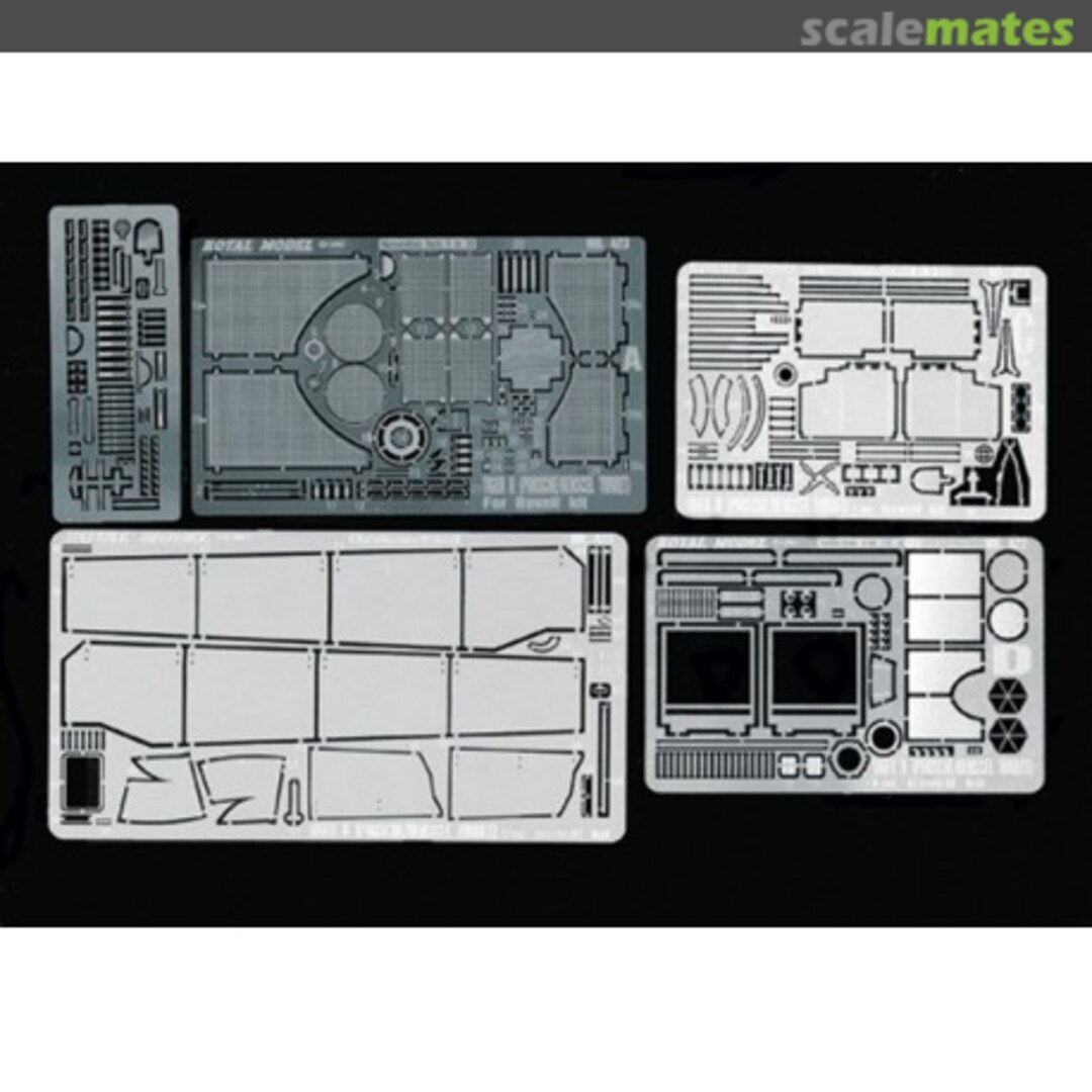 Boxart Tiger II (Porsche/Henschel) Detail Set 423 Royal Model