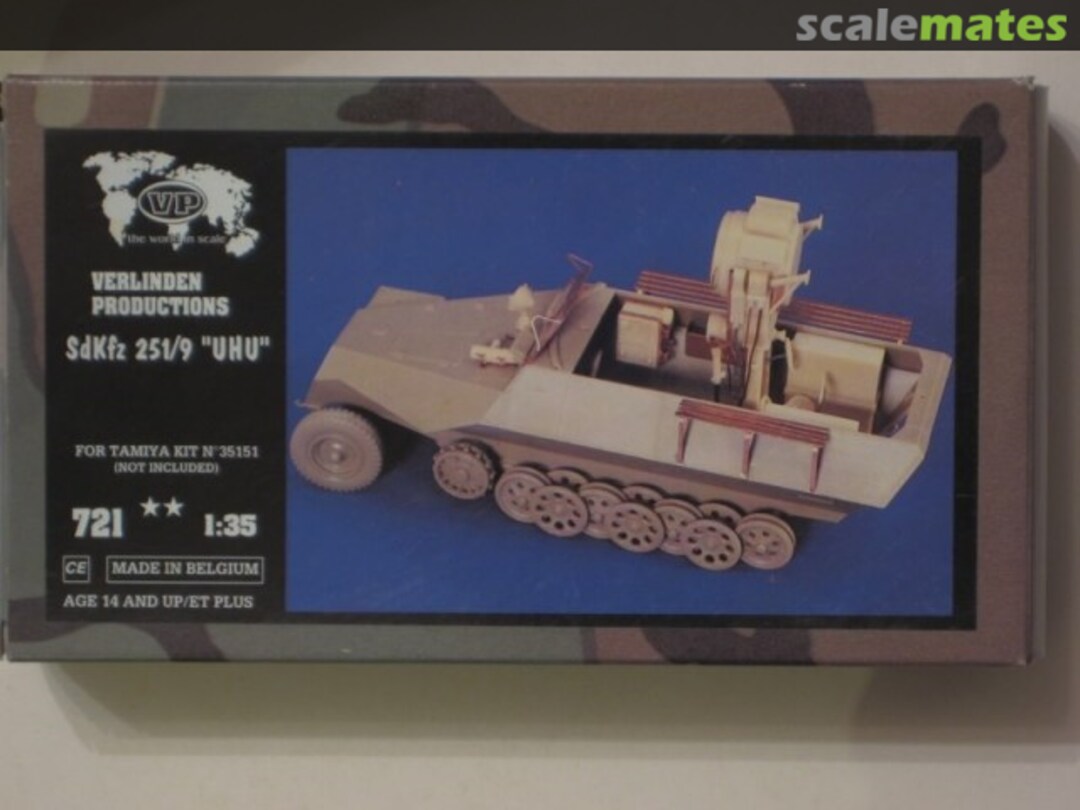 Boxart Sd.Kfz. 251/20 " UHU " 721 Verlinden Productions