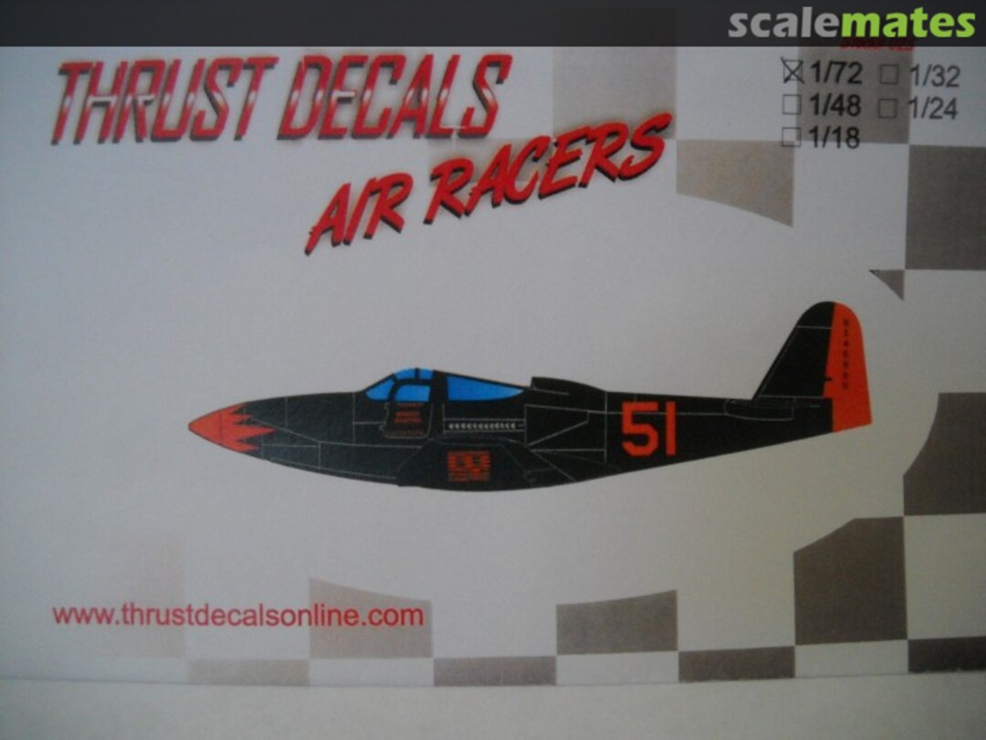 Boxart Knight 025-72 Thrust Decals