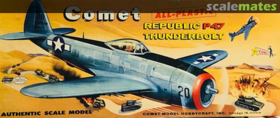 Boxart Republic P-47 Thunderbolt PL 501-69 Comet