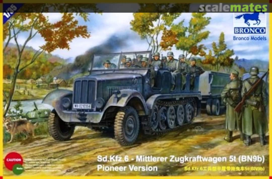 Boxart Sd.Kfz.6 Mittlerer Zugkraftwagen 5t (BN9b) CB35041 Bronco