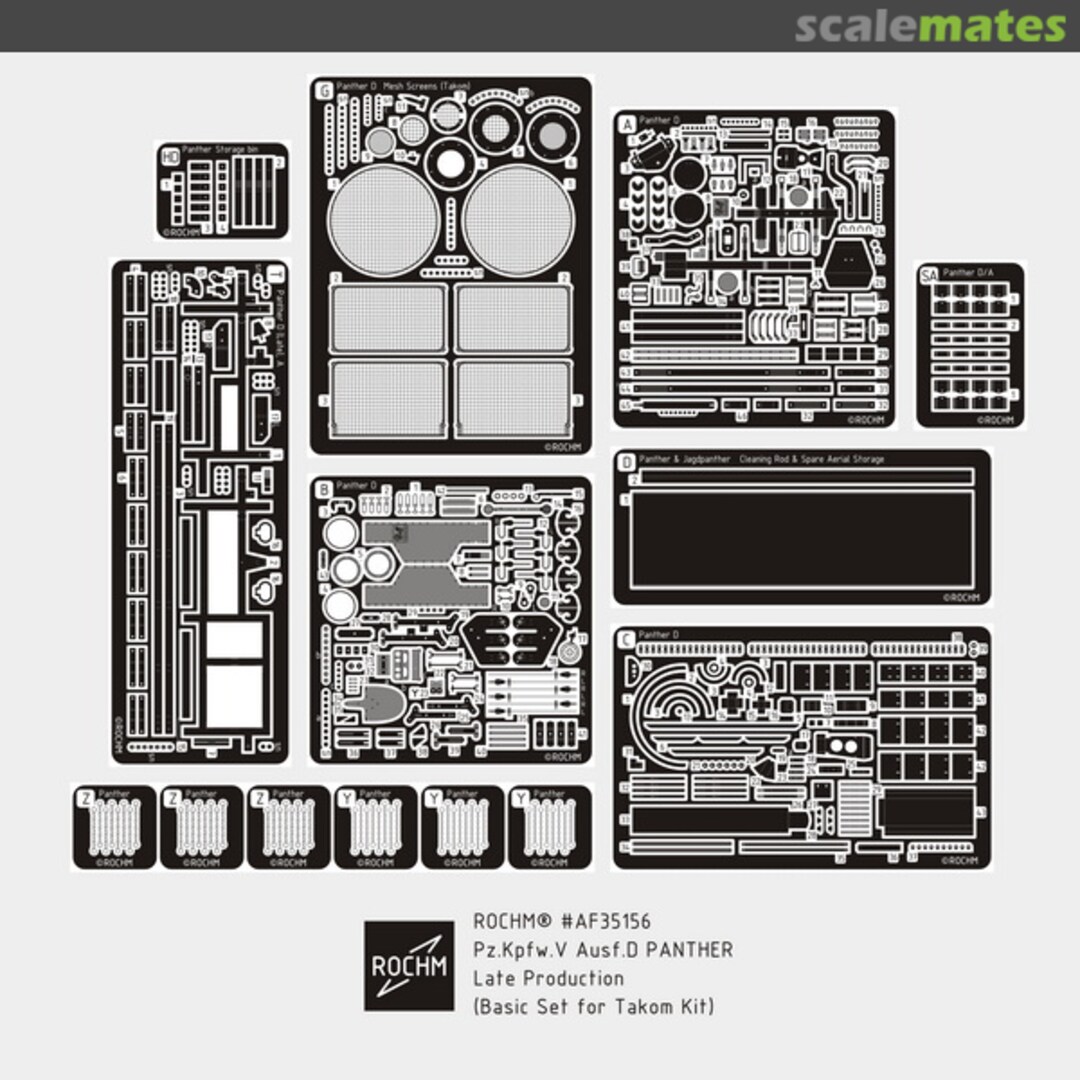 Boxart Panther Ausf.D AF35156 Rochm