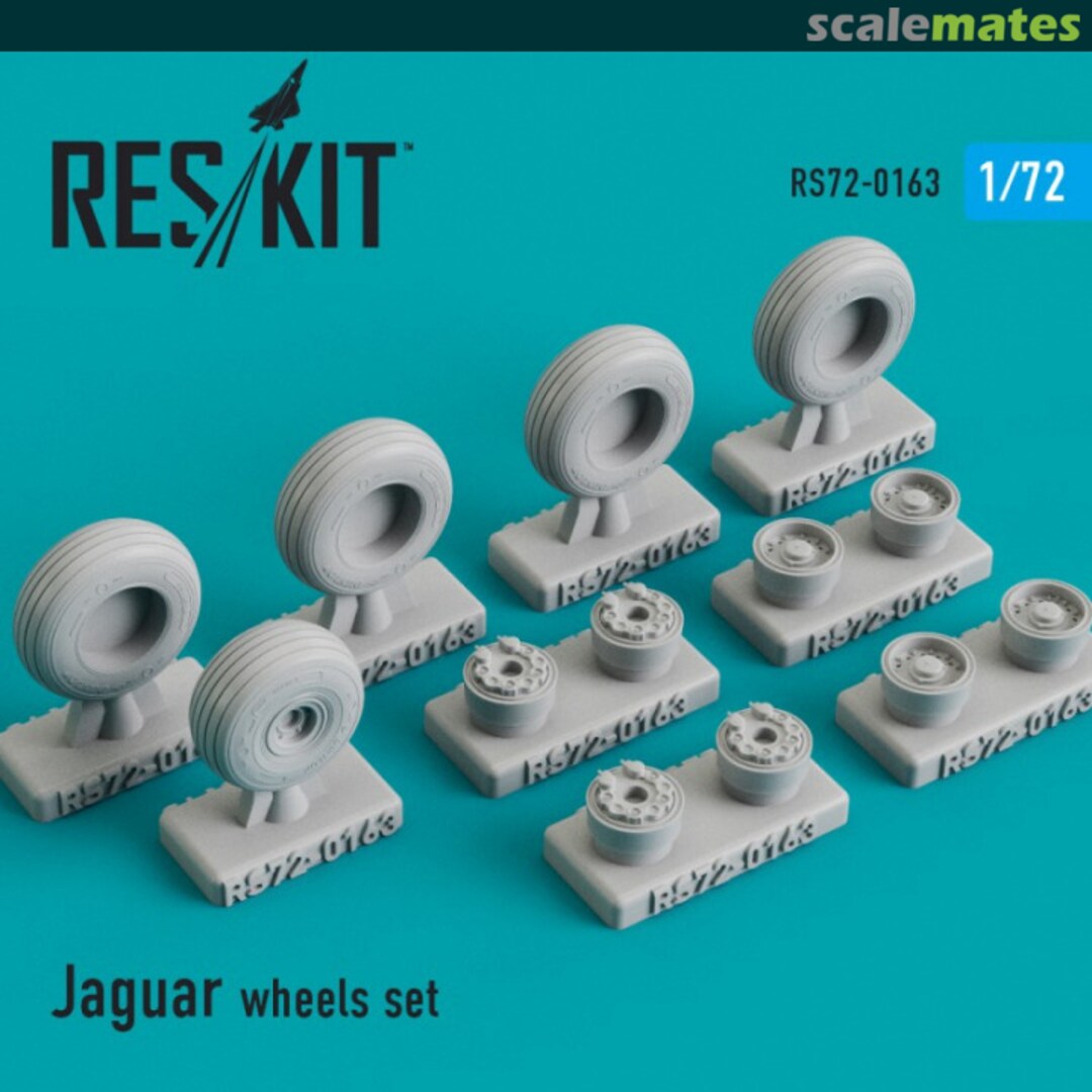 Boxart Jaguar - wheels set RS72-0163 ResKit