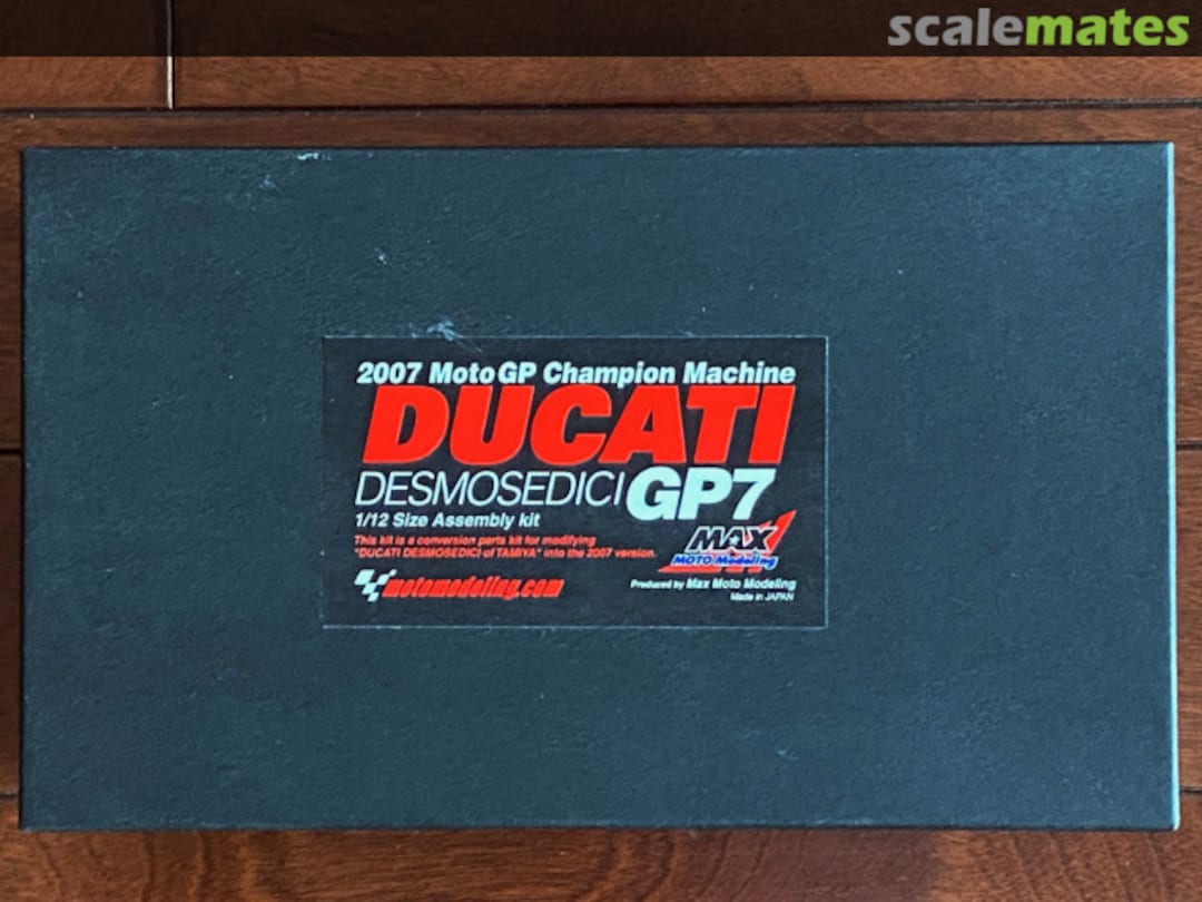 Boxart Ducati Desmosedici GP7 MMM-008 Max Moto Modeling