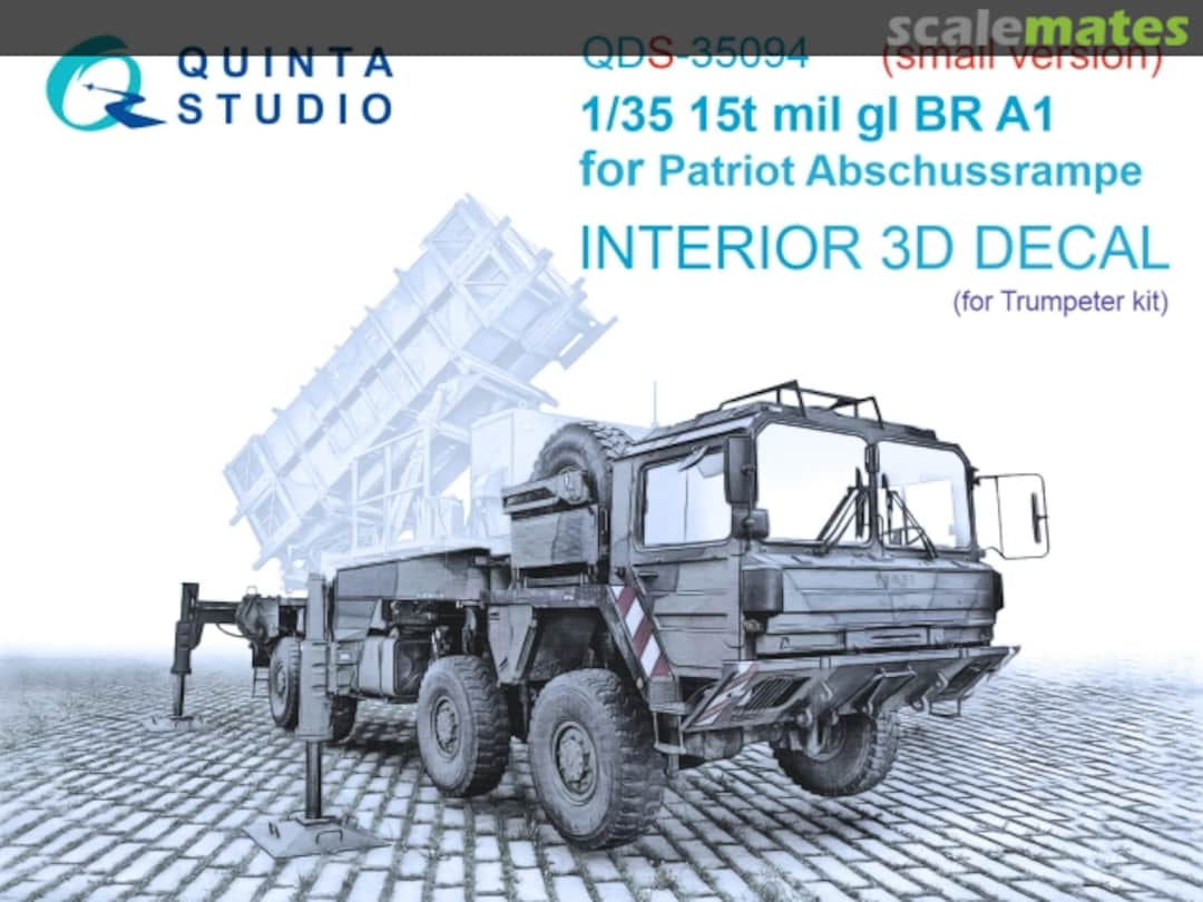 Boxart 15t mil gl BR A1 for Patriot Abschussrampe interior 3D decals (small version) QDS-35094 Quinta Studio