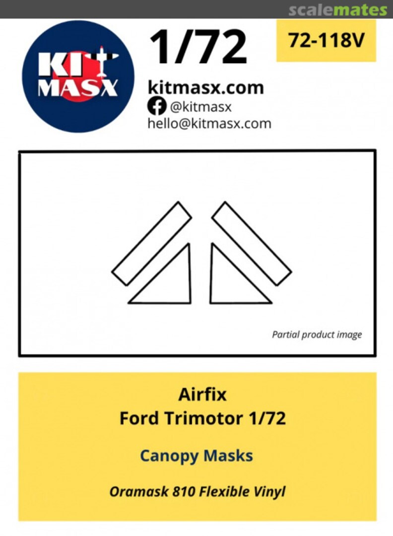 Boxart Ford Trimotor 72-118V Kit Masx