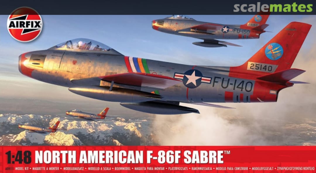 Boxart North American F-86F Sabre A08111 Airfix