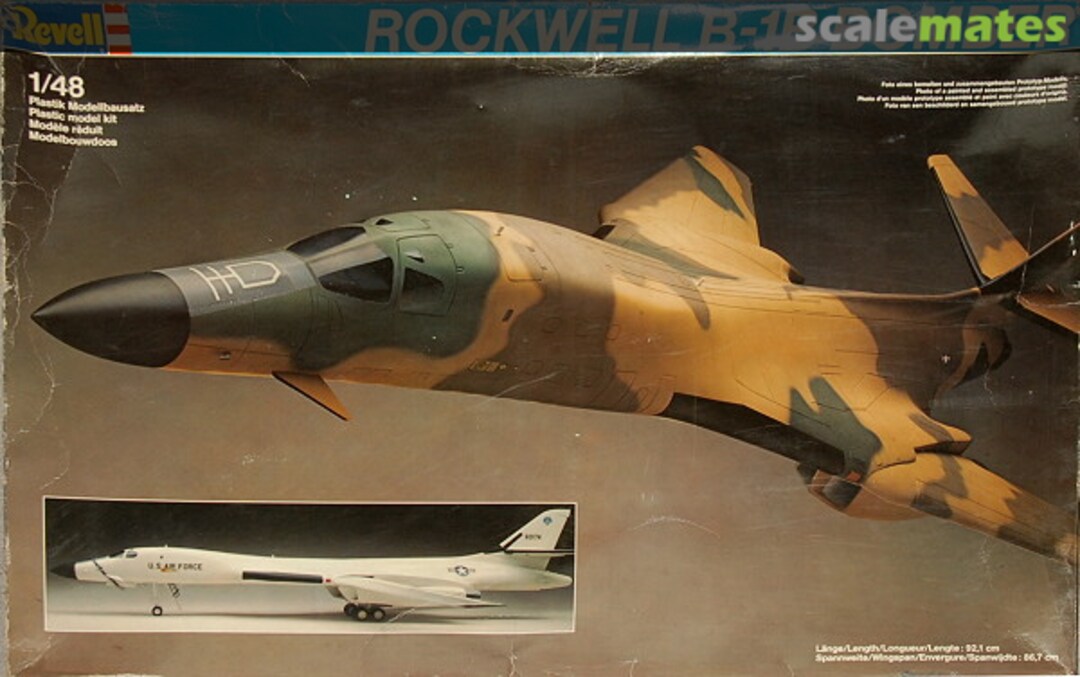 Boxart Rockwell B-1B Bomber 4725 Revell