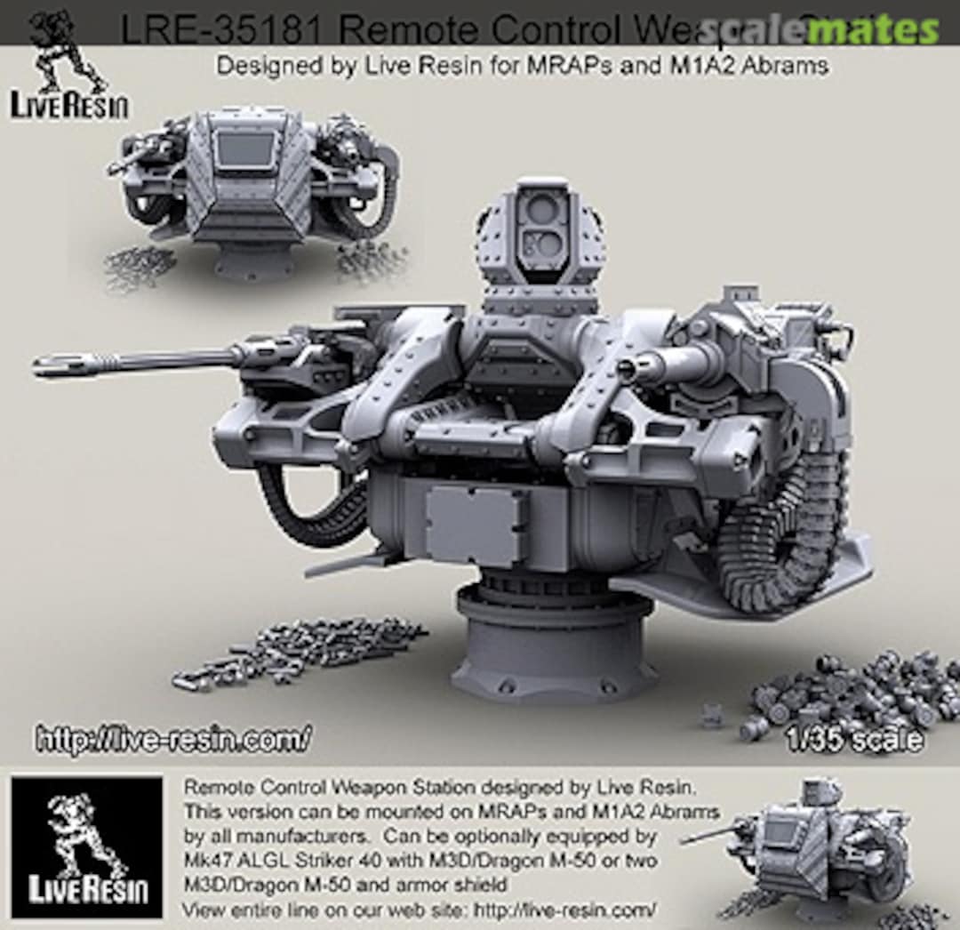 Boxart Remote Controlled Weapon Station for MRAPs and M1 Abrams LRE-35181 Live Resin