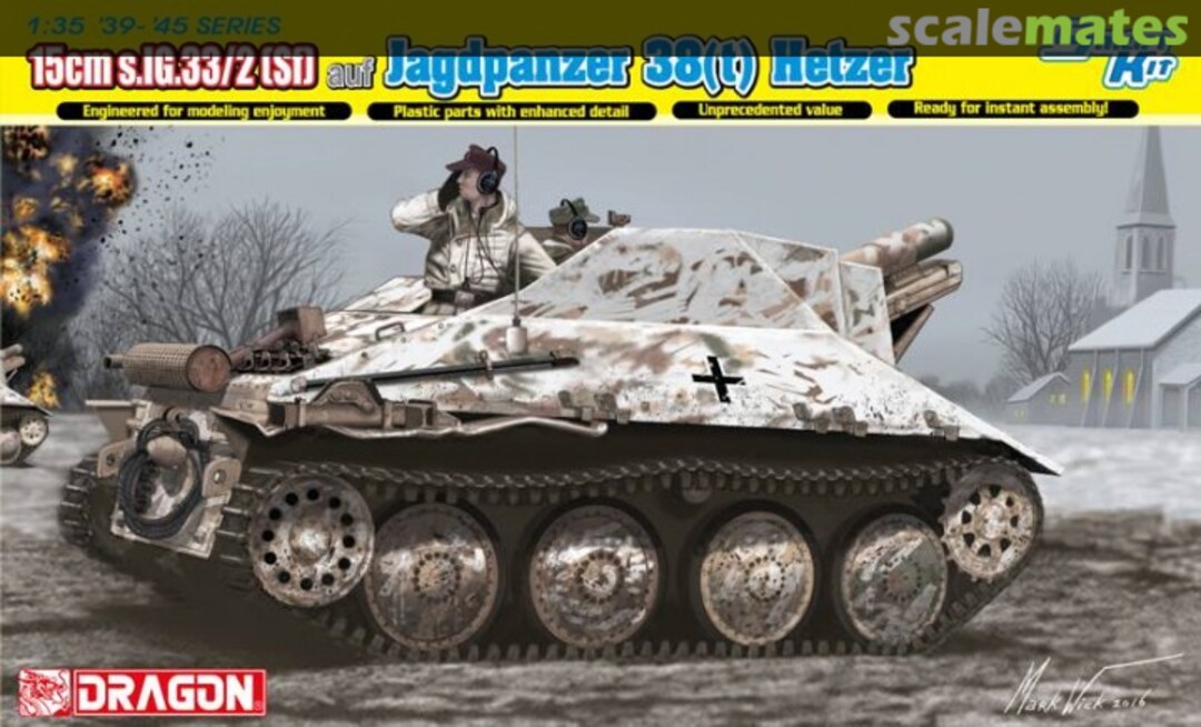 Boxart 15cm s.IG.33/2 (Sf) auf Jagdpanzer 38(t) Hetzer 6489 Dragon