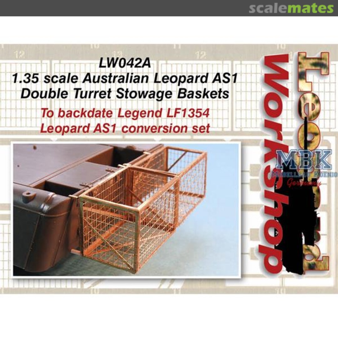 Boxart Austral. Leopard AS1 Double Turret Stowage Basket LW042A Leopard Workshop