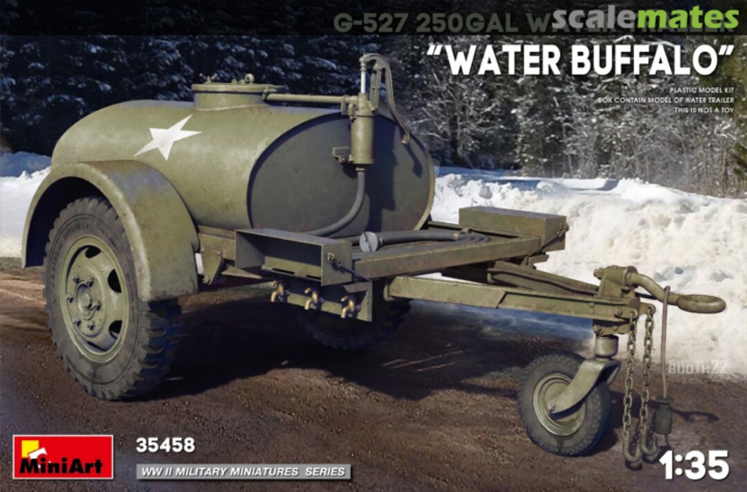 Boxart G-527 250 gal Water Trailer "Water Buffalo" 35458 MiniArt