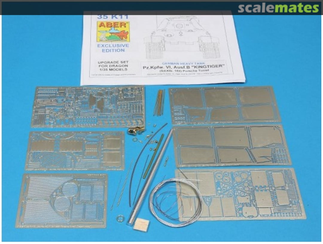 Boxart Pz.Kpfw. VI, Ausf.B (Sd.Kfz. 182) King Tiger (Porsche Turret) 35K11 Aber