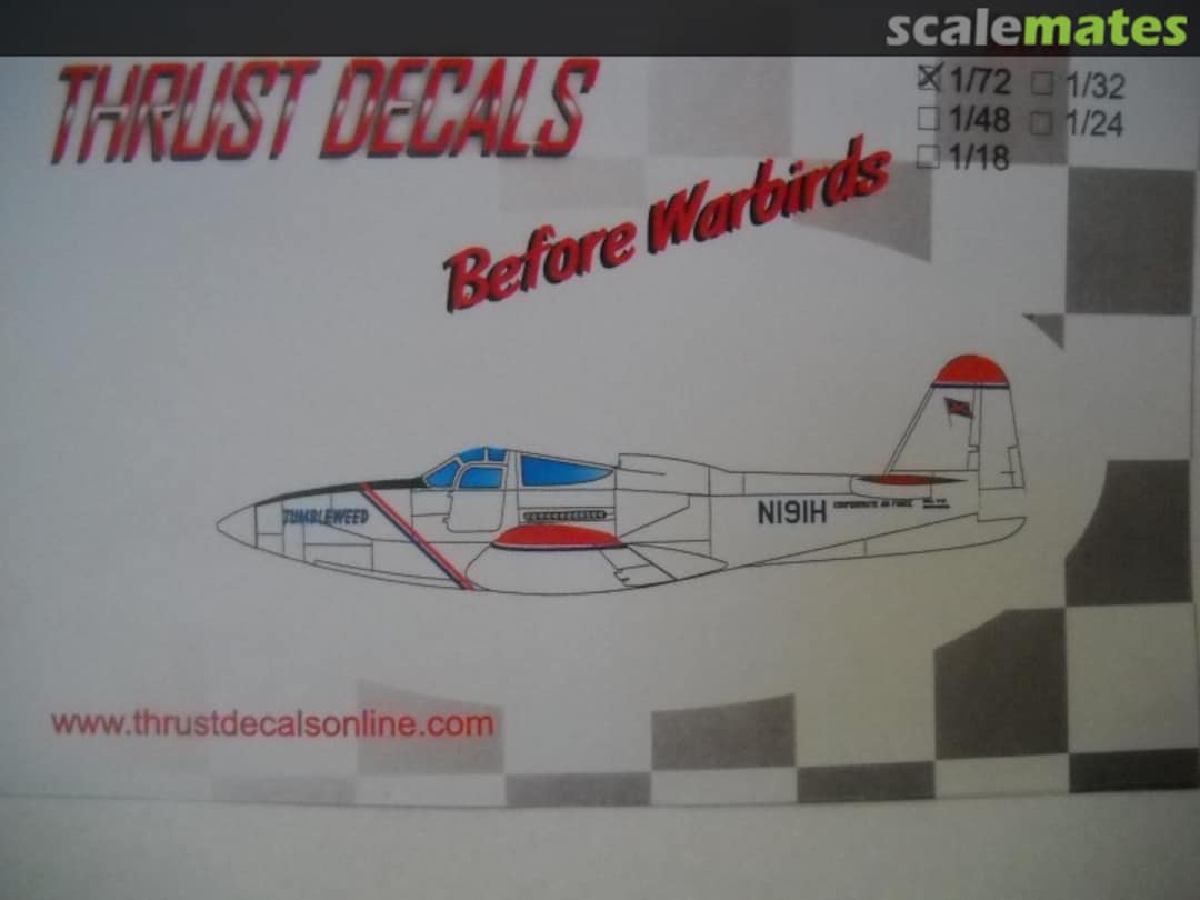 Boxart Confederate Air Force-Tumbleweed 040-72 Thrust Decals