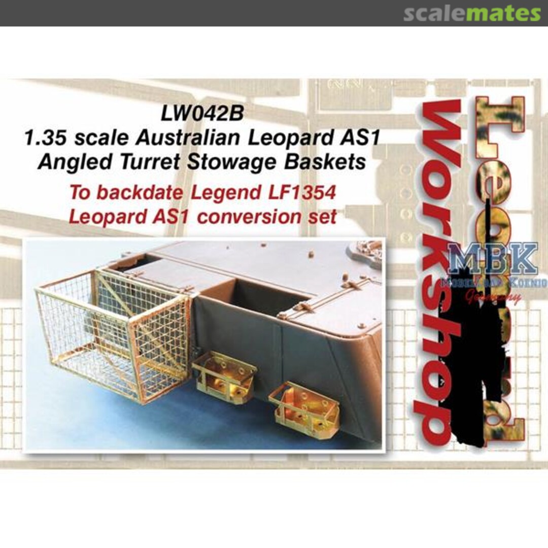 Boxart Austral. Leopard AS1 Angled Turret Stowage Basket LW042B Leopard Workshop