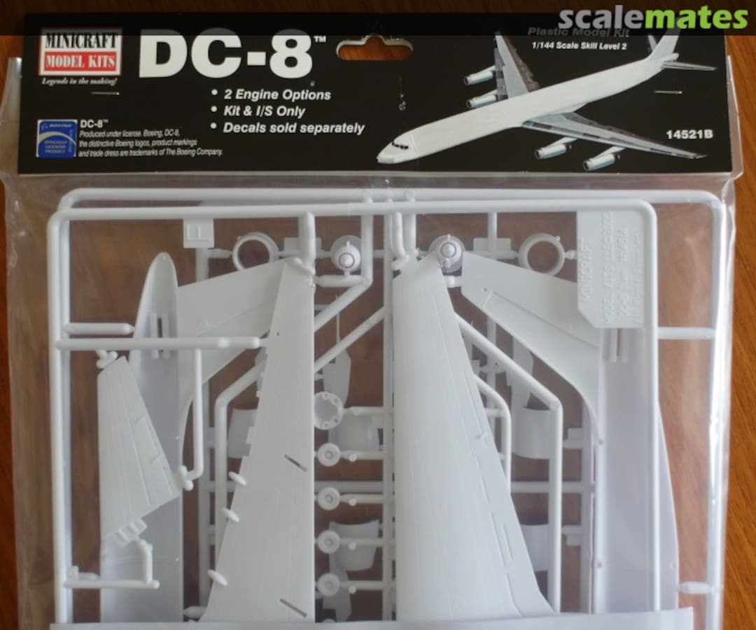 Boxart DC-8 (bagged) 14521B Minicraft Model Kits