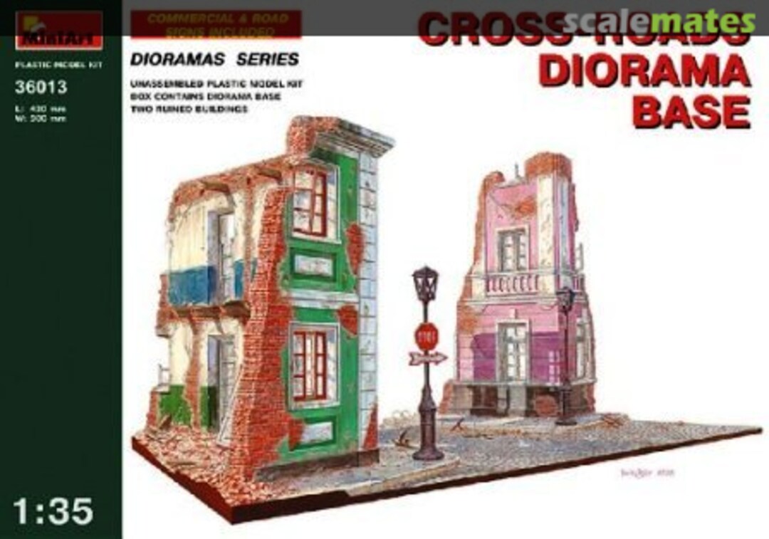 Boxart CROSS-ROADS DIORAMA BASE 36013 MiniArt