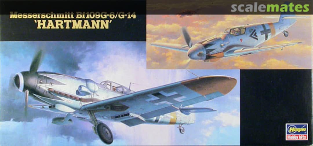 Boxart Messerschmitt Bf109G-6/G-14 'Hartmann' 52073 Hasegawa