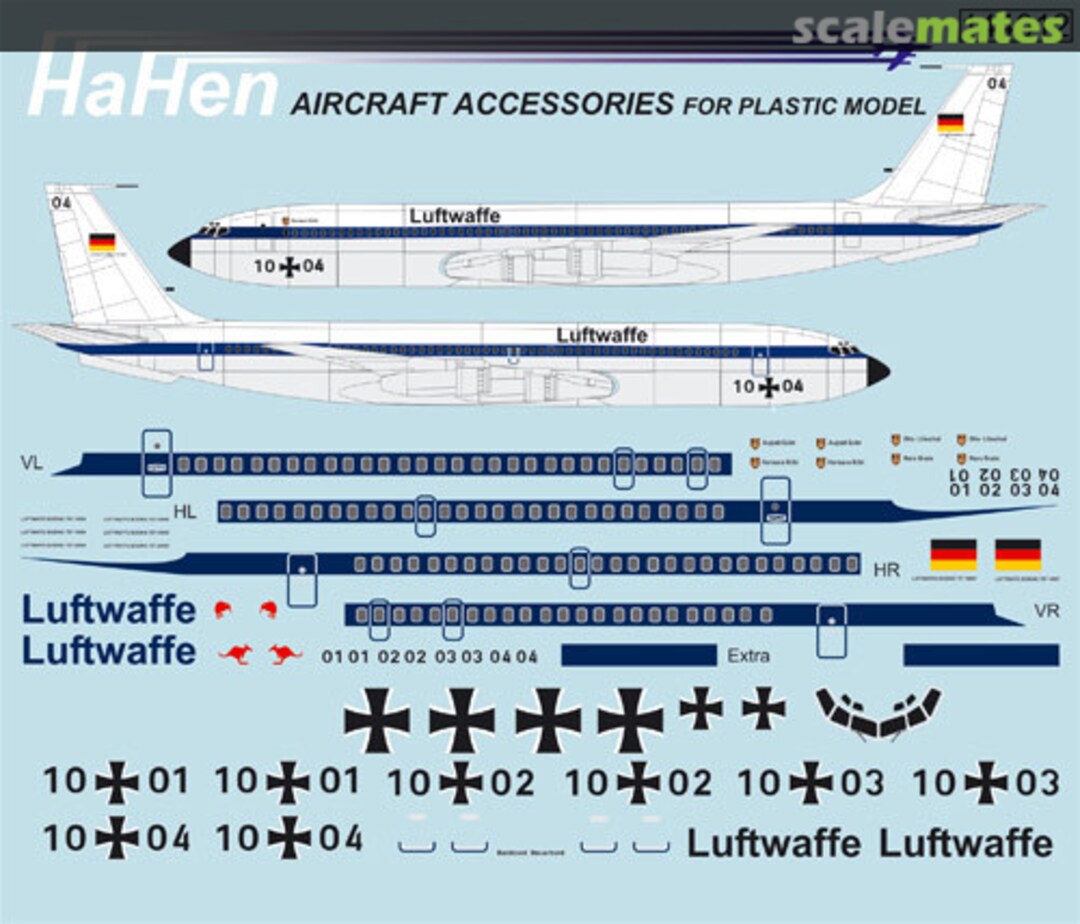 Boxart Boeing B-707-307C 144012 HaHen