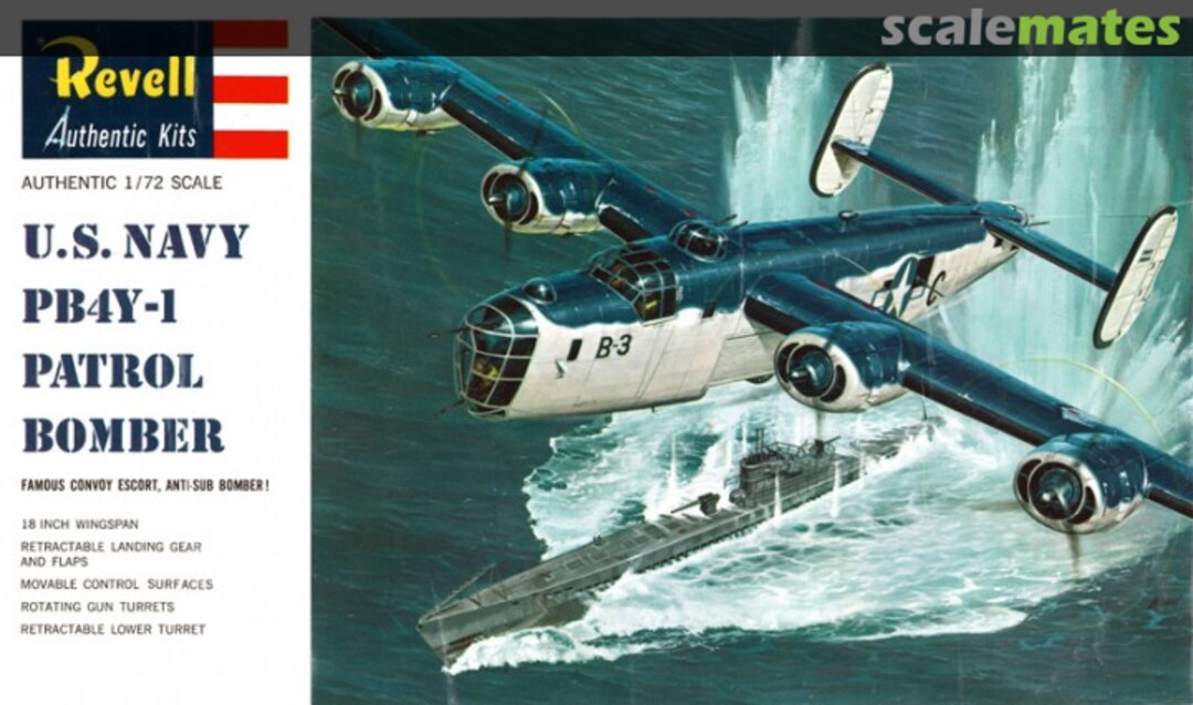 Boxart U.S. Navy PB4Y-1 Patrol Bomber H-205:200 Revell