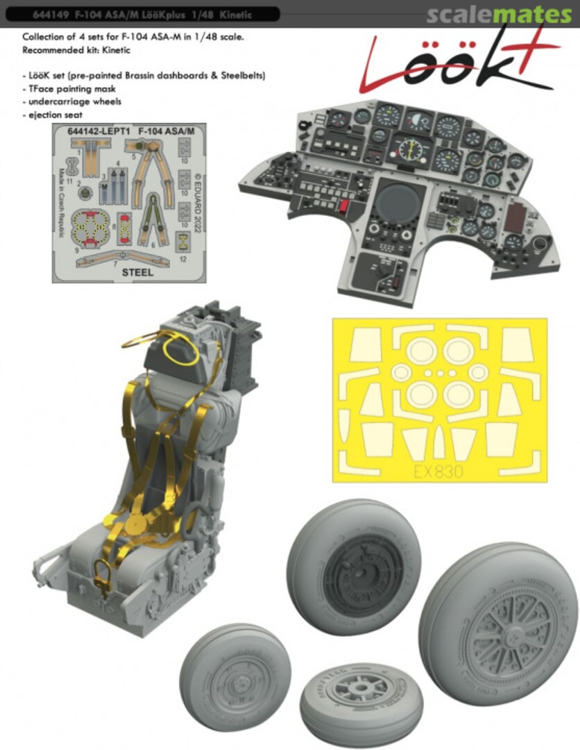 Boxart F-104 ASA/M LööKplus 644149 Eduard