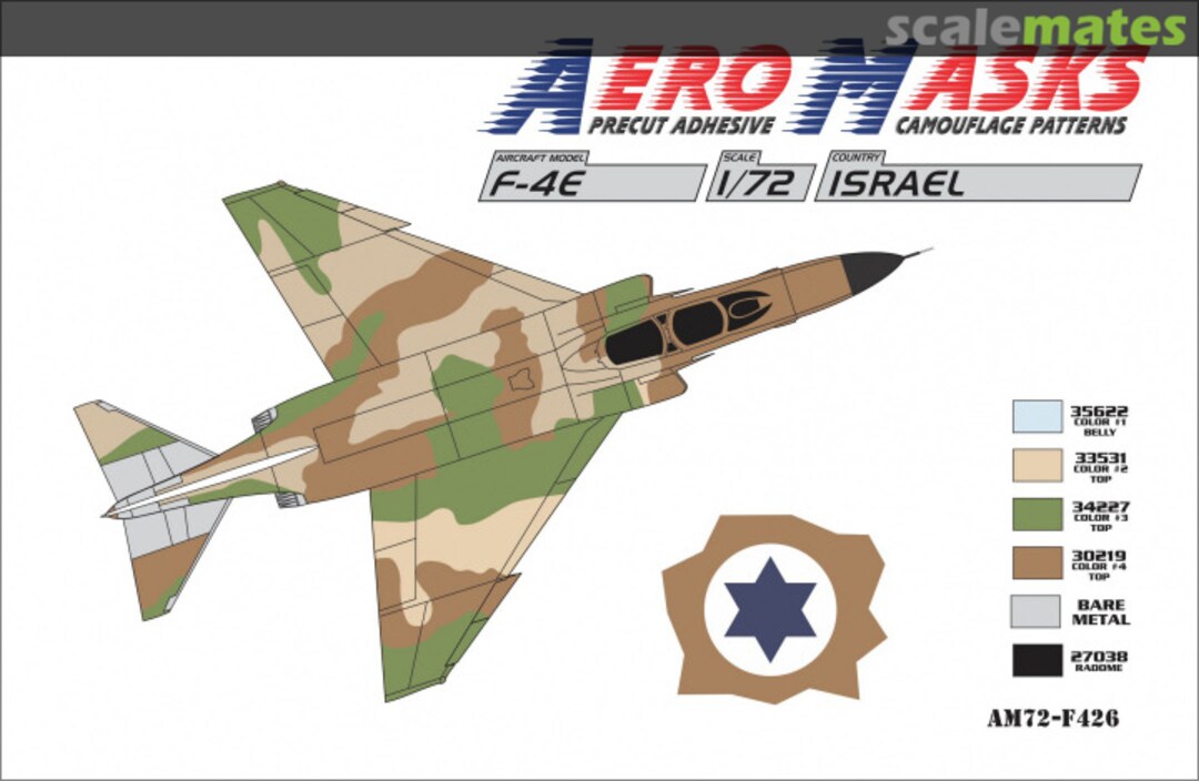 Boxart F-4E Israel AM72-F426 AeroMasks