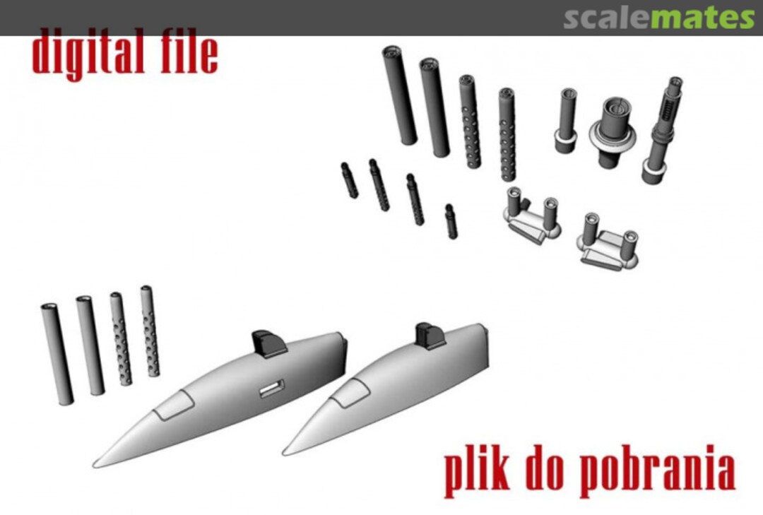 Boxart P-39/P-400 MG barrels 48015-3D Arma Hobby