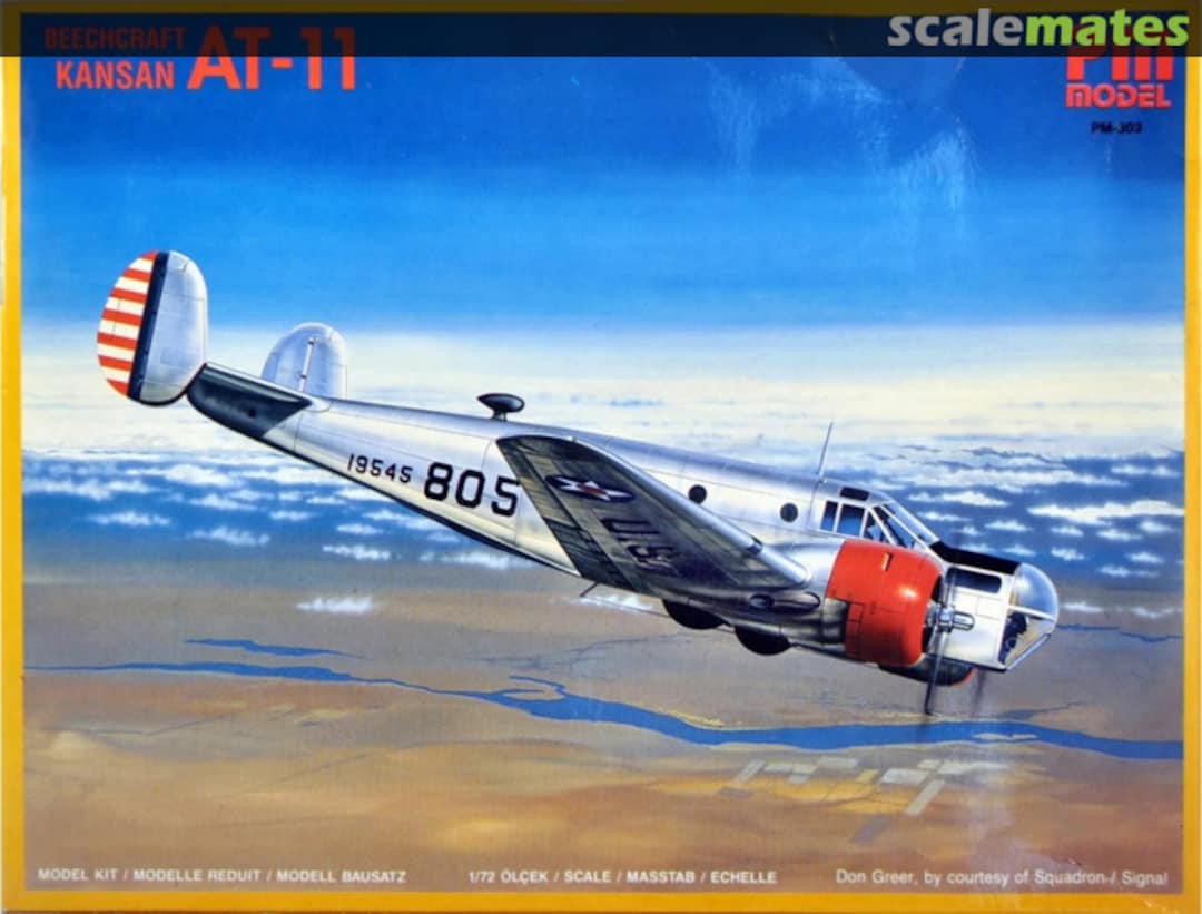 Boxart Beechcraft Kansan AT-11 PM-303 PM Model