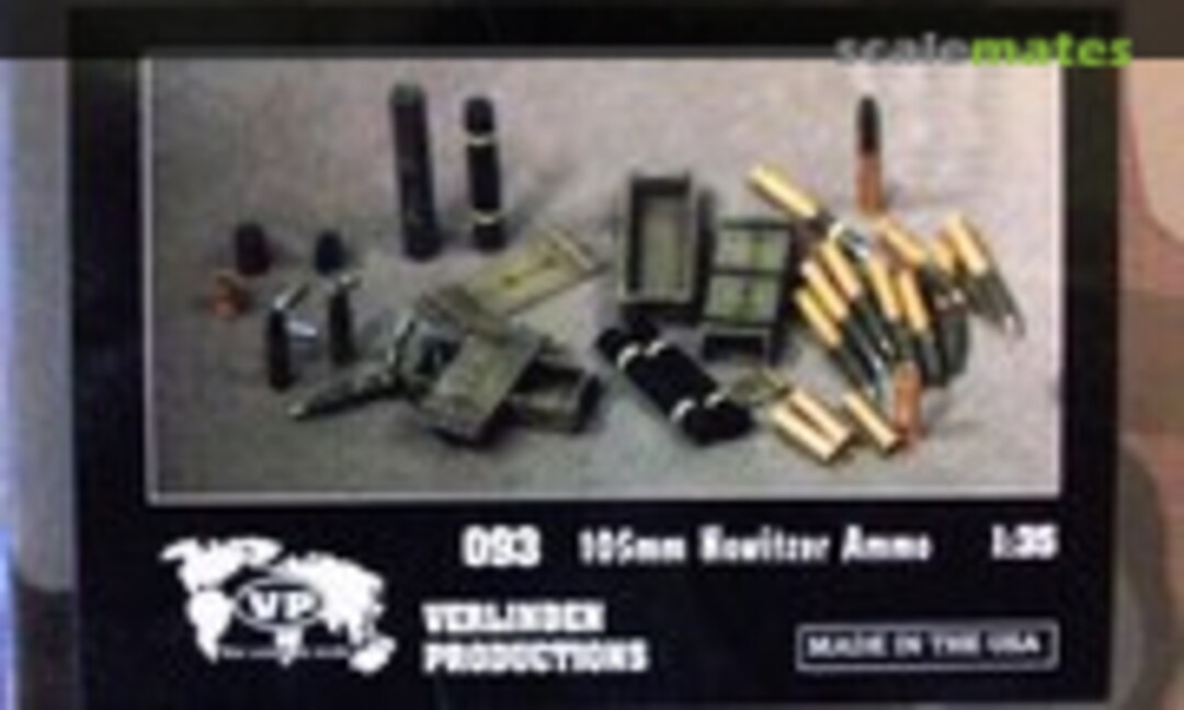 1:35 105mm Howitzer Ammo (Verlinden Productions 093)