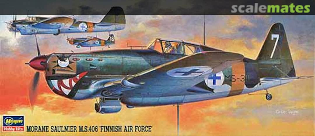 Boxart Morane Saulnier M.S.406 'Finnish Air Force' 00925 Hasegawa