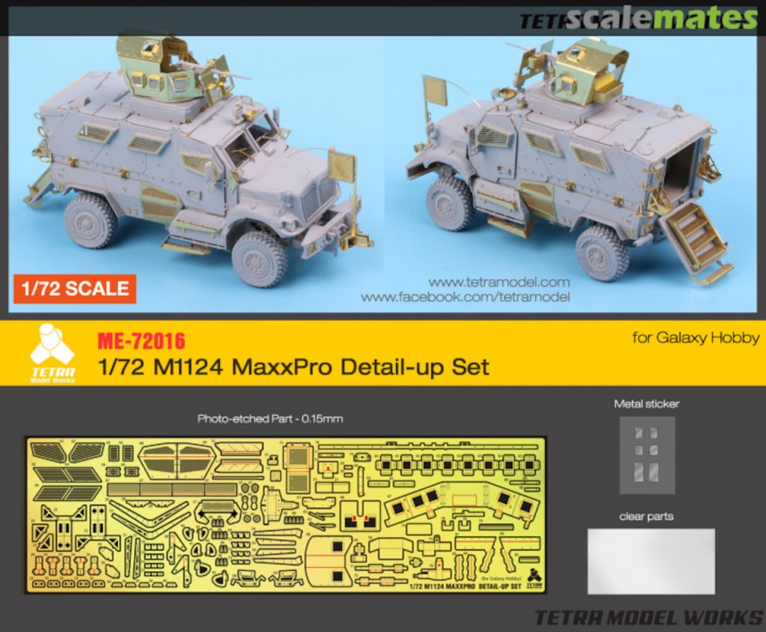 Boxart M1124 MaxxPro Detail-up Set ME-72016 Tetra Model Works